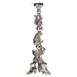 HOME DECO SILVER SHOE ANIMAL CANDLEHOLDER 60 - CANDLE HOLDERS, CANDLES